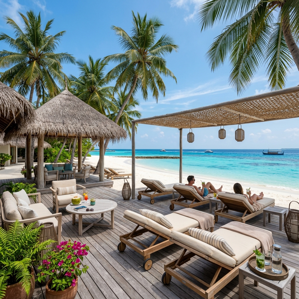 Luxury Coastal Beach Lounge